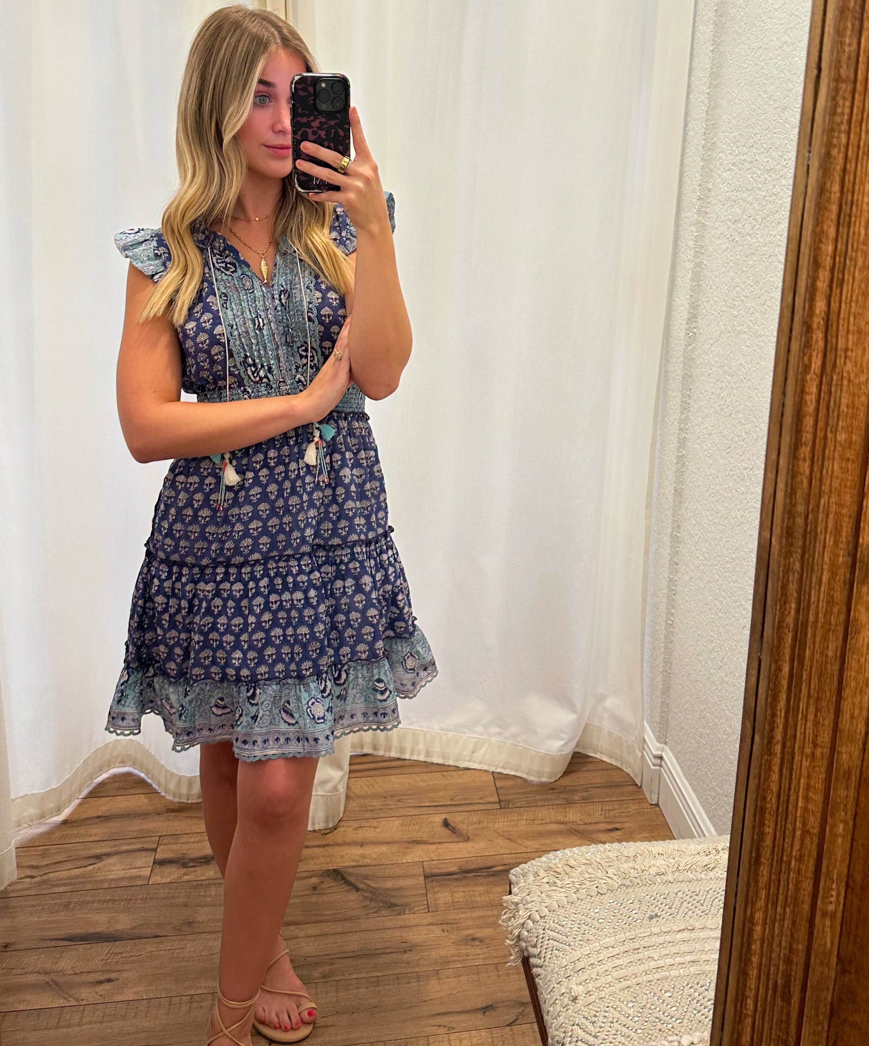 Blue dress